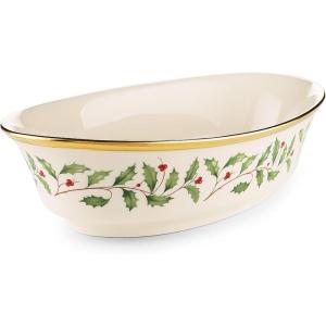 imageLenox 886642 Holiday Bakeshop Cupcake Candy Dish Christmas HostingVegtetable Bowl