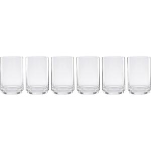imageLenox 894462 Tuscany Classics Stackable 4Piece Tall Glasses Blue 14 ozStackable Coolers  Set of 6 Clear
