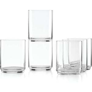 imageLenox 894462 Tuscany Classics Stackable 4Piece Tall Glasses Blue 14 ozTall Glasses  Set of 6