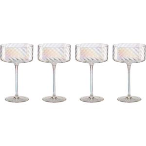 imageLenox 897499 Tuscany Classics Iridescent Set of 4 Glasses  Red WineCoupe Glasses
