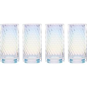 imageLenox 897499 Tuscany Classics Iridescent Set of 4 Glasses  Red WineHigh Ball Glasses