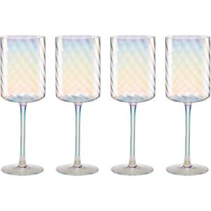 imageLenox 897499 Tuscany Classics Iridescent Set of 4 Glasses  Red WineWhite Wine Glasses