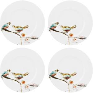 imageLenox Chirp 4Piece Place Setting 51 LB MultiSalad Plates  Set of 4
