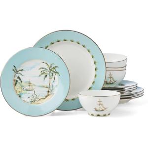 imageLenox Dessert Plate British Colonial Tradewind12Piece Dinnerware Set