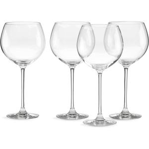 imageLenox Tuscany Classics 4piece Bordeaux Glass Set 335 LB Clear4 Count Pack of 1