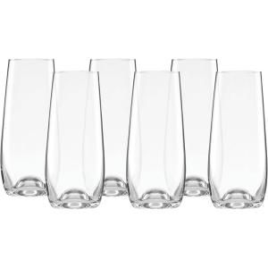 imageLenox Tuscany Classics White Wine Glass Set Buy 4 Get 6 6 Count Pack of 1 Clear 21 ouncesStemless Flutes