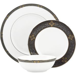 imageLenox Vintage Jewel 5 Piece Boxed Set White Dinnerware3Piece Place Setting