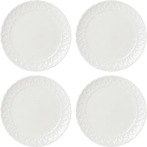 imageLenox Wicker Creek 12Piece Dinnerware Set 1429WhiteAccent Plates  Set of 4