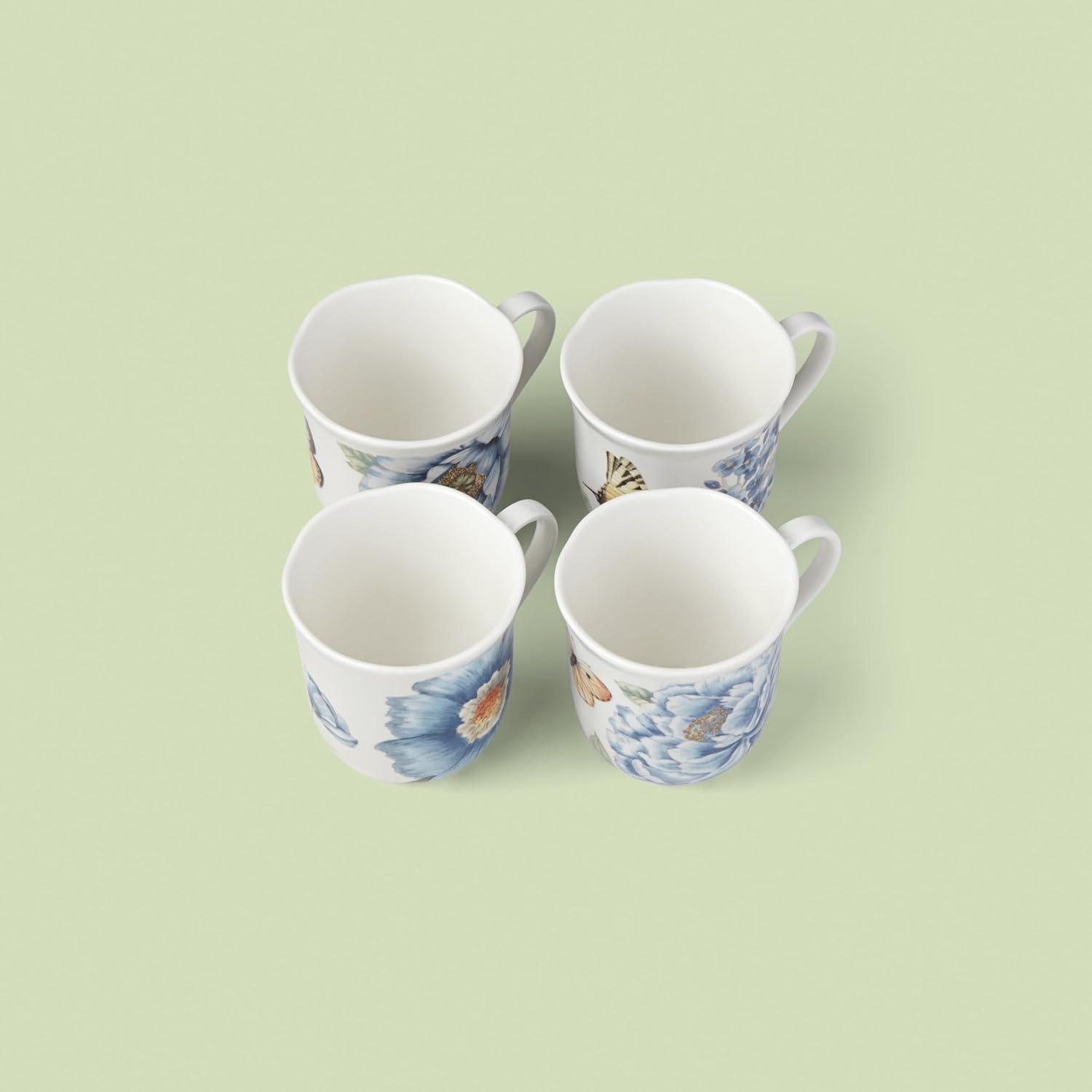 imageLenox 833421 Butterfly Meadow Blue 4Piece Place SettingMugs  Set of 4