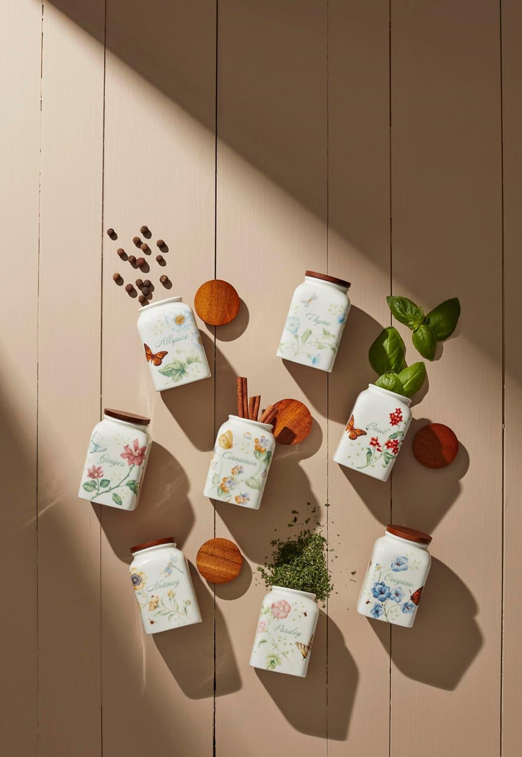 imageLenox 895243 Butterfly Meadow Assorted Cooking Spice Jars Set Of 4