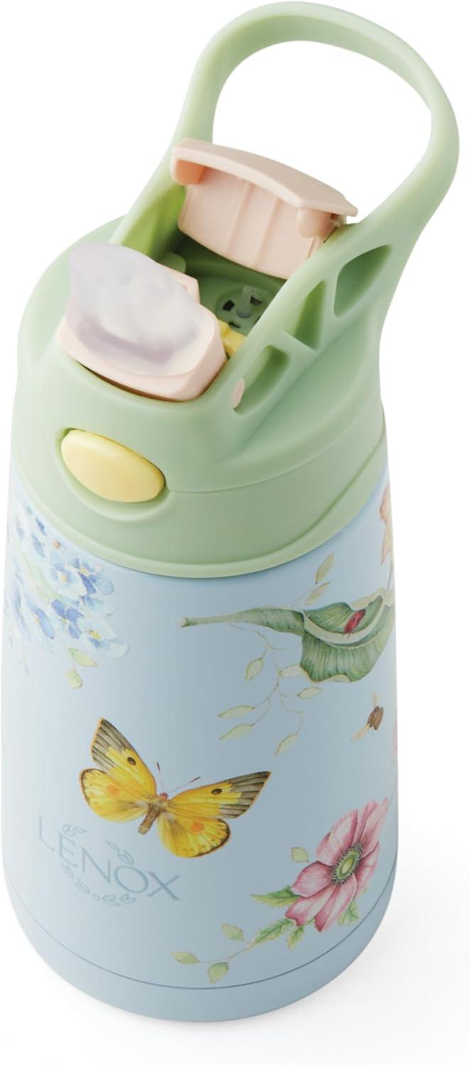 imageLenox 895743 Butterfly Meadow Light Blue Insulated Water BottleBlue
