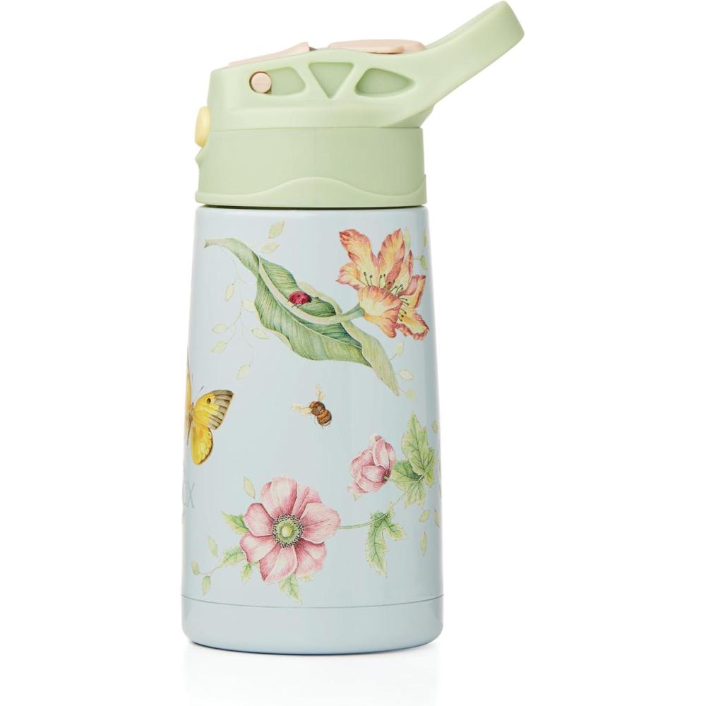 imageLenox 895743 Butterfly Meadow Light Blue Insulated Water BottleBlue