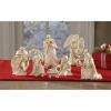 imageLenox 806053 Holiday 7Piece Mini Nativity Set 4Inch 7 Count Christmas DecorFloral