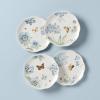 imageLenox 833421 Butterfly Meadow Blue 4Piece Place SettingDessert Plates  Set of 4