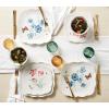 imageLenox 857702 Butterfly Meadow Soup BowlSquare Dinner Plates  Set of 4