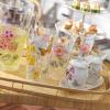 imageLenox 866239 Butterfly Meadow Melamine Acrylic 4Piece Highball Set 20 oz Acrylic NOT GLASS4 Count Pack of 1