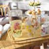 imageLenox 866239 Butterfly Meadow Melamine Acrylic 4Piece Highball Set 20 oz Acrylic NOT GLASS4 Count Pack of 1