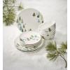 imageLenox 893565 Balsam Lane 12Piece Dinnerware Set Green Christmas Holiday Hosting12Piece Dinnerware Set