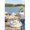 imageLenox 895240 Blue Bay Melamine Assorted Tumblers Set of 4 Lightweight Melamine Material16Piece Dinnerware Set