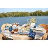 imageLenox 895240 Blue Bay Melamine Assorted Tumblers Set of 4 Lightweight Melamine Material16Piece Dinnerware Set