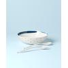 imageLenox 895240 Blue Bay Melamine Assorted Tumblers Set of 4 Lightweight Melamine MaterialSalad Bowl with Servers