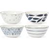 imageLenox 895681 Blue Bay White 24Piece Dinnerware Set12Piece Dinnerware Set Bowls  Ikat