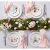 imageLenox 895684 Peanuts Easter Snoopy 4Piece Accent Plates Set Spring Dinnerware