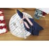 imageLenox 895695 Blue Bay Stripes 4Piece Dinner Plate Set