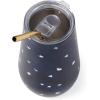 imageLenox 895732 Blue Bay Dot Pattern Stainless Steel Wine Tumbler With StrawDot