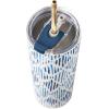 imageLenox 895732 Blue Bay Dot Pattern Stainless Steel Wine Tumbler With StrawIkat