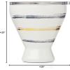 imageLenox 895732 Blue Bay Dot Pattern Stainless Steel Wine Tumbler With StrawStripes