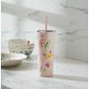 imageLenox 895743 Butterfly Meadow Light Blue Insulated Water BottlePink