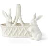 imageLenox 897158 Wicker Creek Bunny Salt ampamp Pepper Set Easter Serveware