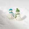 imageLenox Balsam Lane Snowman Salt ampamp Pepper Set 037 Green