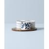 imageLenox Blue Bay 4Piece Snack Bowl ampamp Tray Set 210 LB