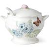 imageLenox Butterfly Meadow 2Piece Tureen ampamp Ladle Set 575 LB MultiSoup ToureenLadle