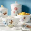 imageLenox Butterfly Meadow Bloom 4Pc Dessert Bowl Set Pink