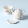 imageLenox Butterfly Meadow Double Handled Sugar Bowl with Lid White  1 Count Pack of 1173 LB