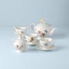 imageLenox Butterfly Meadow Double Handled Sugar Bowl with Lid White  1 Count Pack of 12 Piece Set