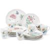 imageLenox Butterfly Meadow Double Handled Sugar Bowl with Lid White  1 Count Pack of 12 Piece Set
