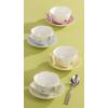 imageLenox Butterfly Meadow Figural Cup and Saucer Set YellowCup and Saucer  Yellow