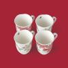 imageLenox Butterfly Meadow Holiday 4Piece Mug Set 240 LB Red ampamp GreenMugs  Set of 4