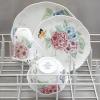 imageLenox Butterfly Meadow Hydrangea Large Oval Platter White 12Piece Dinnerware Set