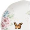 imageLenox Butterfly Meadow Hydrangea Large Oval Platter White 12Piece Dinnerware Set