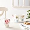 imageLenox Butterfly Meadow Hydrangea Large Oval Platter White Mugs  Set of 4