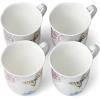 imageLenox Butterfly Meadow Hydrangea Large Oval Platter White Mugs  Set of 4