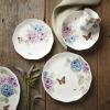 imageLenox Butterfly Meadow Hydrangea Large Oval Platter White Pasta Bowl