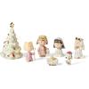 imageLenox Peanuts 7Piece Christmas Pageant Figurines Multicolor