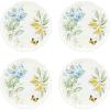 imageLenox 856373 Butterfly Meadow Melamine 4Piece Dinner Plates Lightweight Melamine Material