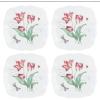Square Accent Plates  Set of 4